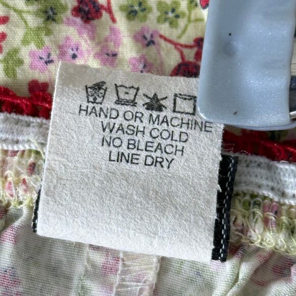 Vintage 90s Y2k Floral Ruffle Mini Skirt Cottage Dolly Himekaji Shoujo Girl XS - Picture 6 of 6